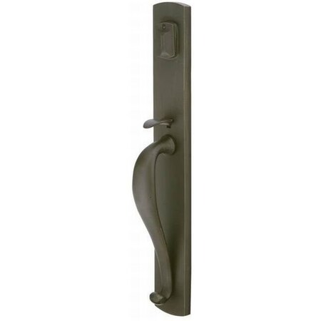 Emtek Medium Bronze Handleset 452913CRMBLH 452913CRMBLH